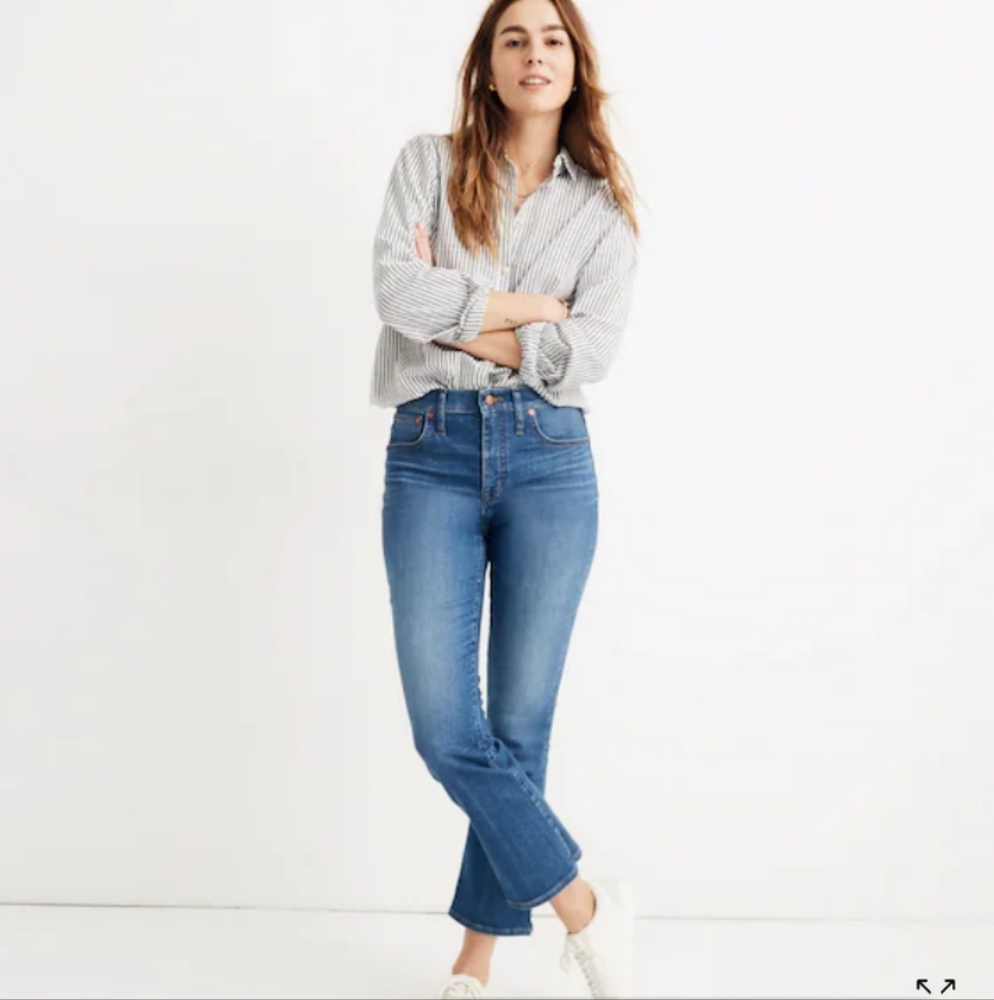 Madewell Cali Demi Boot Tierney Wash Eco Edition‎ Preppy Boho Festival Jeans 29T